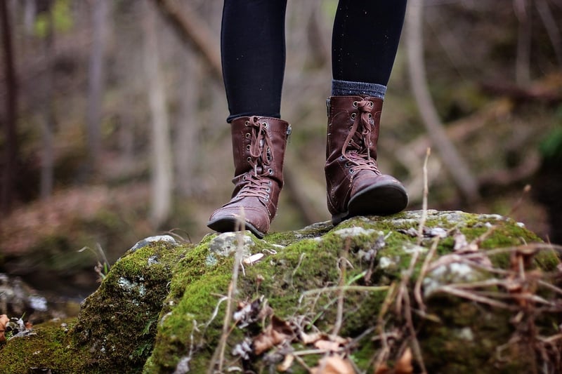Hiking in nature